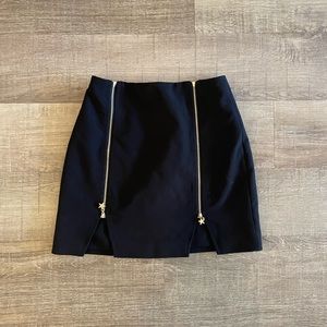 Hours mini zipper skirt XXS - from Revolve